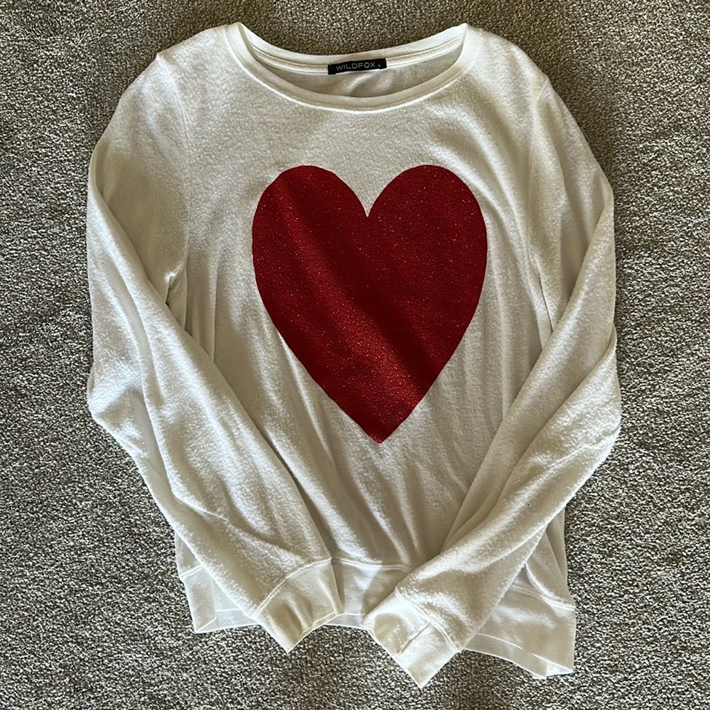 Wildfox heart sweater